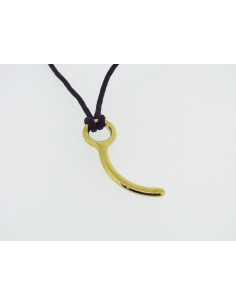 Halskette mit Fallschirm Pin, vergoldet